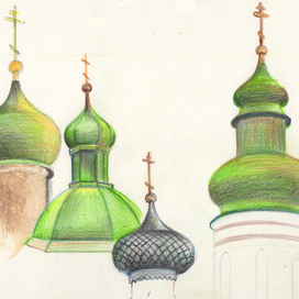 Иллюстрации Русского Севера. Кири́лло-Белозе́рский монастырь