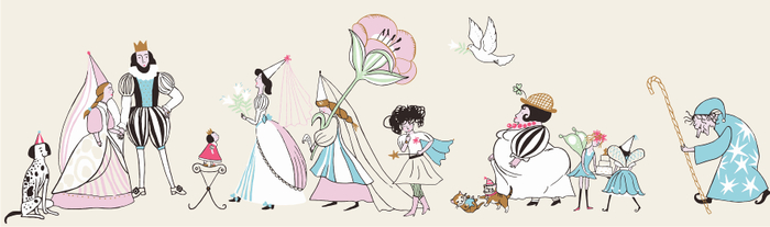 сет паттернов по мотивам сказок Шарля Перро