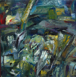 Ссыльный пейзаж с местом для радуги