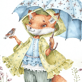 Лисичка. Летний дождик