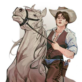 Иллюстрация ковбоя