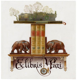 Экслибрис Главного  режиссера театра Ленсовета В.Пази