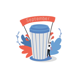 Иллюстрация для календаря(сентябрь)