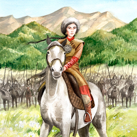 Царевна ведет войско