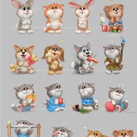 Просто разные персонажики :)