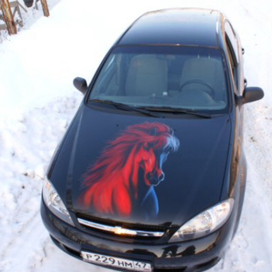 Конь огонь на Шевроле 