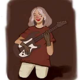 Гитаристка