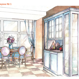 Эскиз кухни