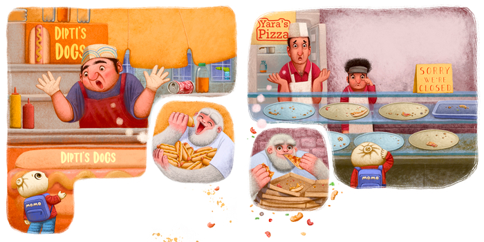 он все съел!