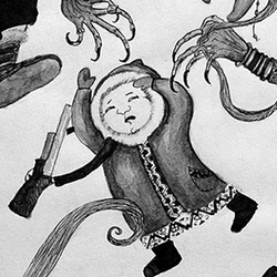 Иллюстрация к сказке Могущественная Кытыргын. 