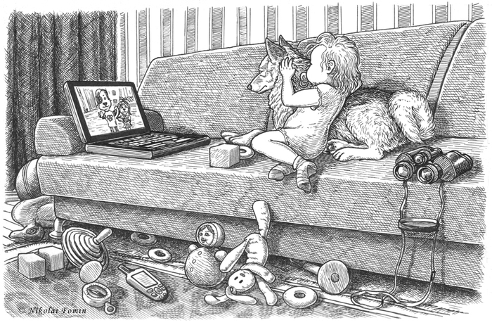 Внучка молодого деда.