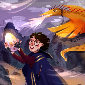 Иллюстрация к Гарри Поттеру