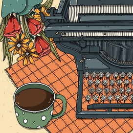 Открытка для кофейни