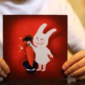 открытка "Фокусник"