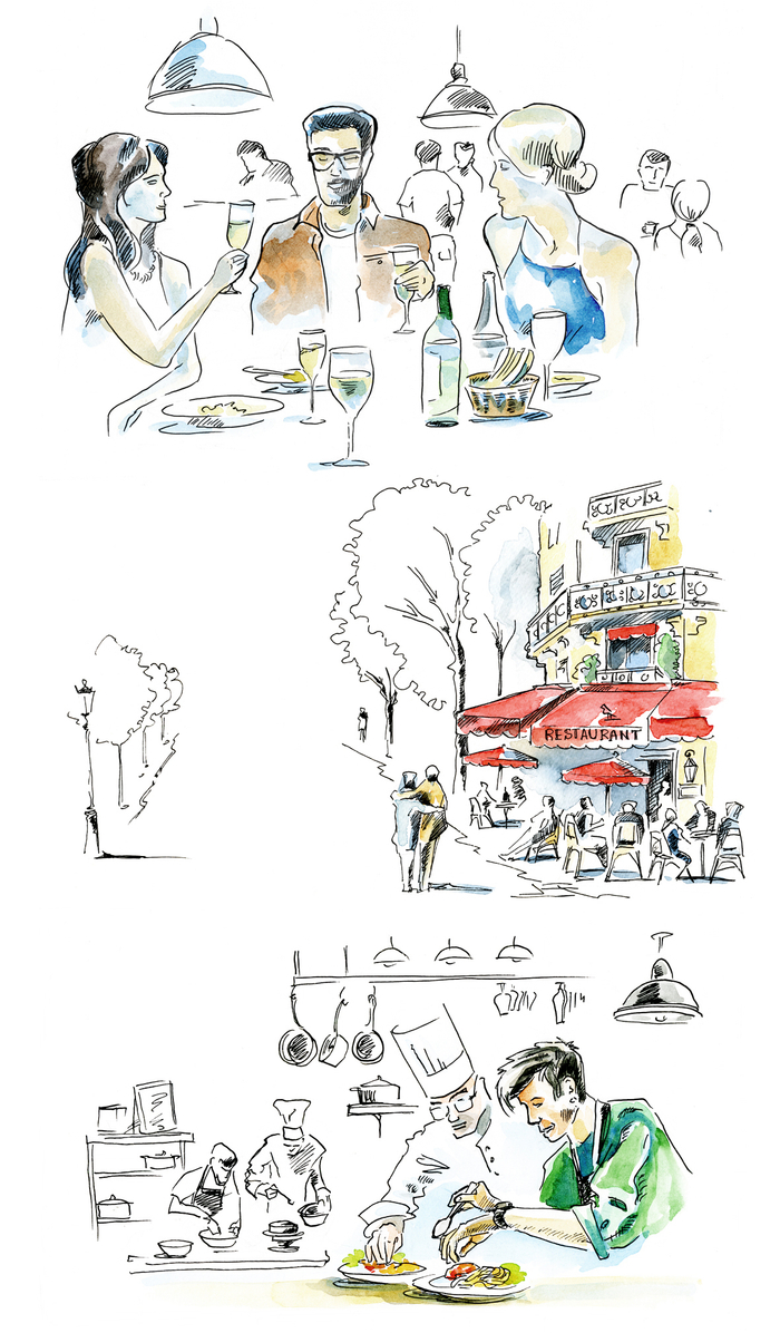 Сцены из жизни кафе и ресторанов