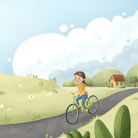 Прогулка на велосипеде