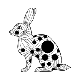 Patterned Hare