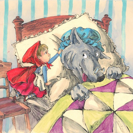 "А почему у тебя такие большие уши?"