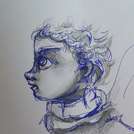 Набросок. Портрет Маленького Принца