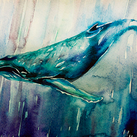 большой синий кит