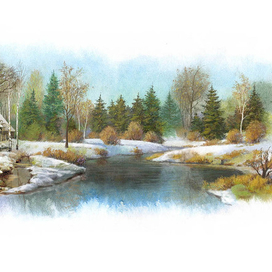 весна на Полесье