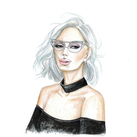 Романтичная евушка