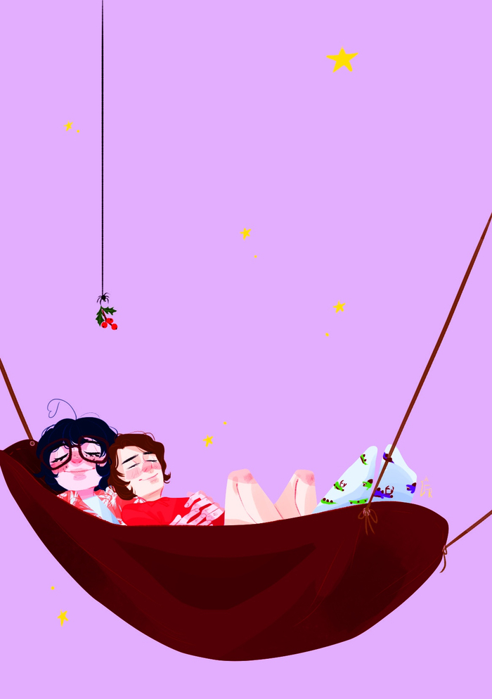 новогодняя открытка;