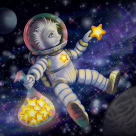 Hedgehog in space