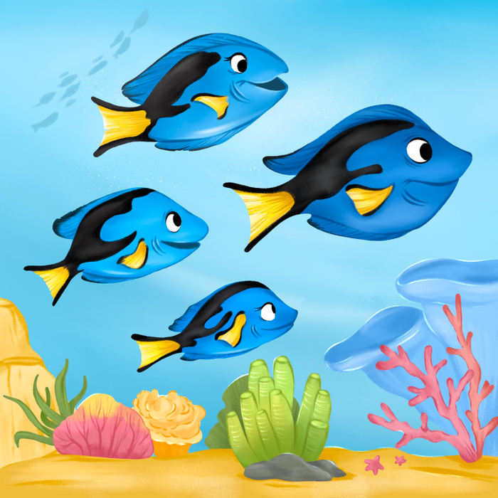 Illustration for board game Memory