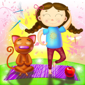 Медитация с котиком