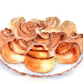 Булочки с корицей