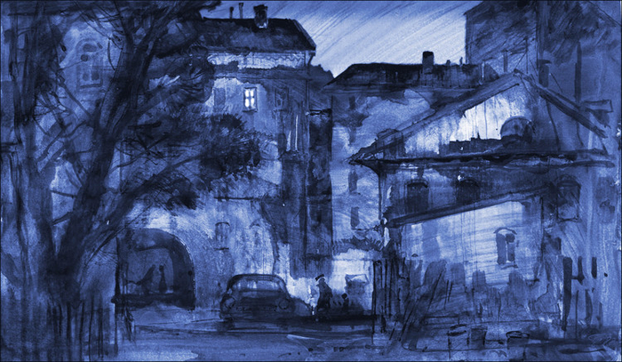 "Часовые любви..."  Её окно.