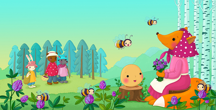 Колобок и лиса