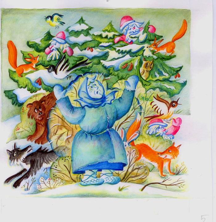 Ушинский "Проказы старухи-зимы"