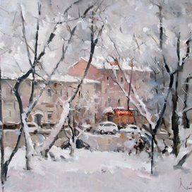 Снежная зима