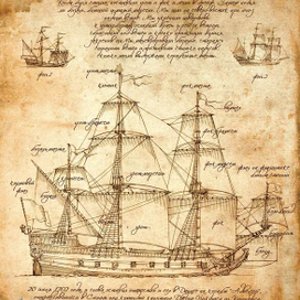 Иллюстрация к книге Дж.Свифта "Путешествия Гулливера"