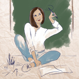 Вилка - иллюстратор