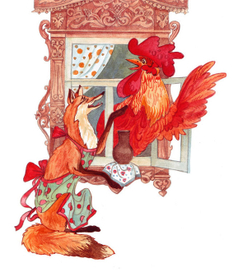 Лиса и петух