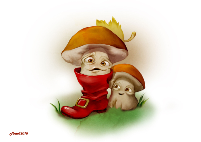 Ножка в сапожке