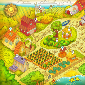 Ферма: карта