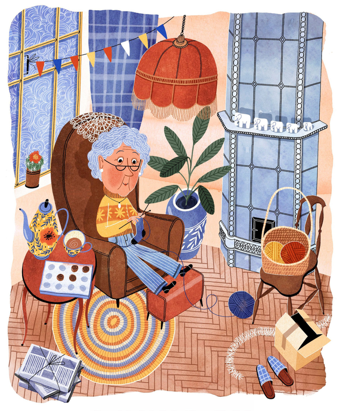 Тихий зимний вечер