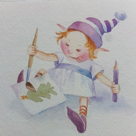 Эльф-художник