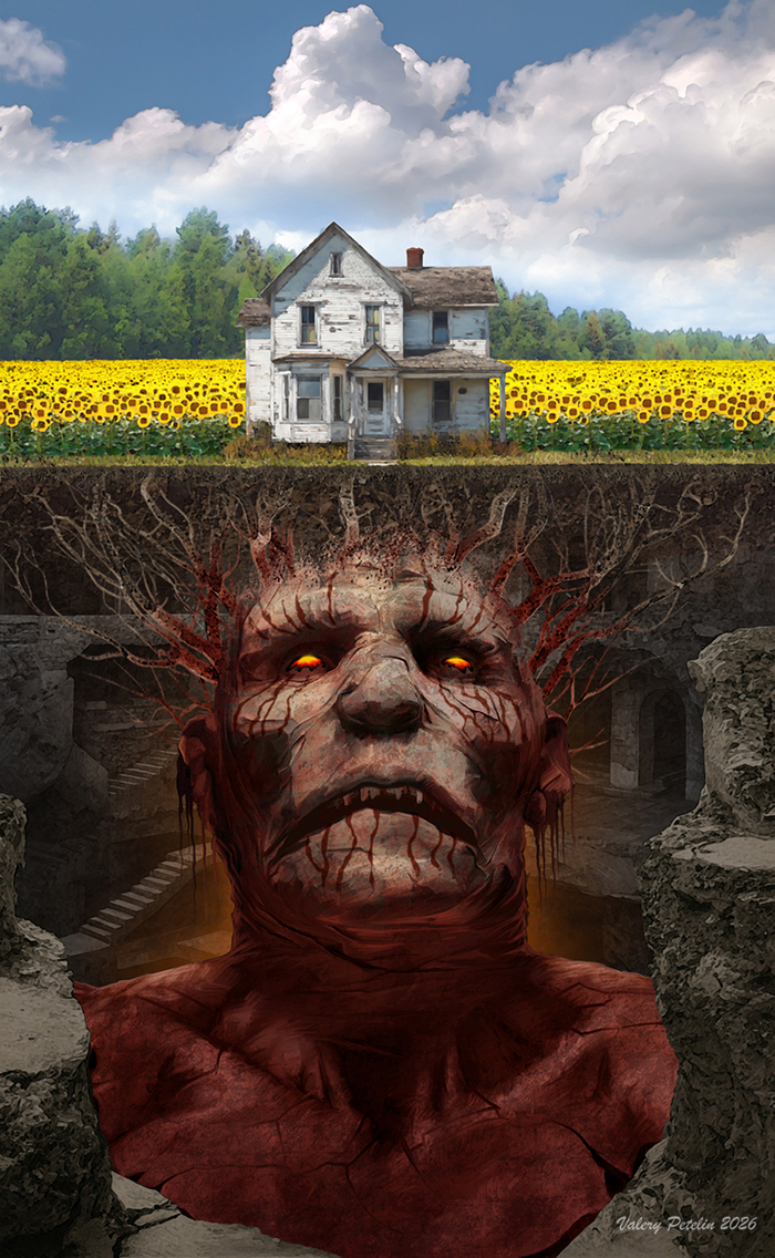 Cover for the novel *Edenville* by Sam Rebelein