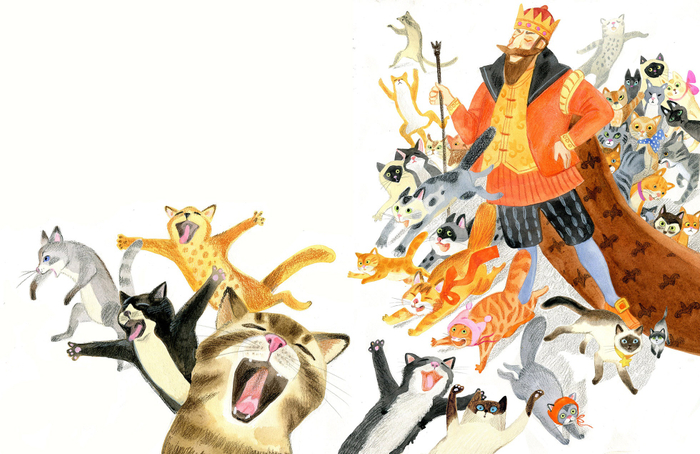 "Самый чудесный котёнок" илл. к сказке Марины Дружининой