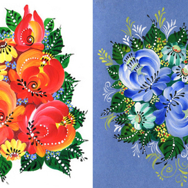 волховская роспись