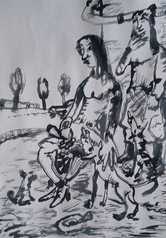 Покровительницы бродячих собак.