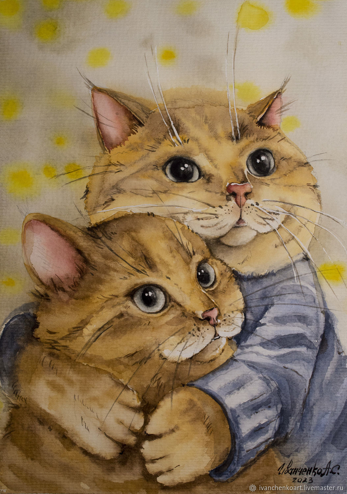 Моя сладкая булочка. Коты