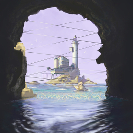 Маяк в море