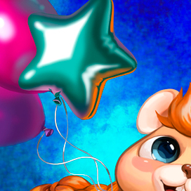 мышка с шариками