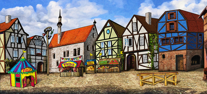 Фон для рекламного анимационного ролик (Ижевск)